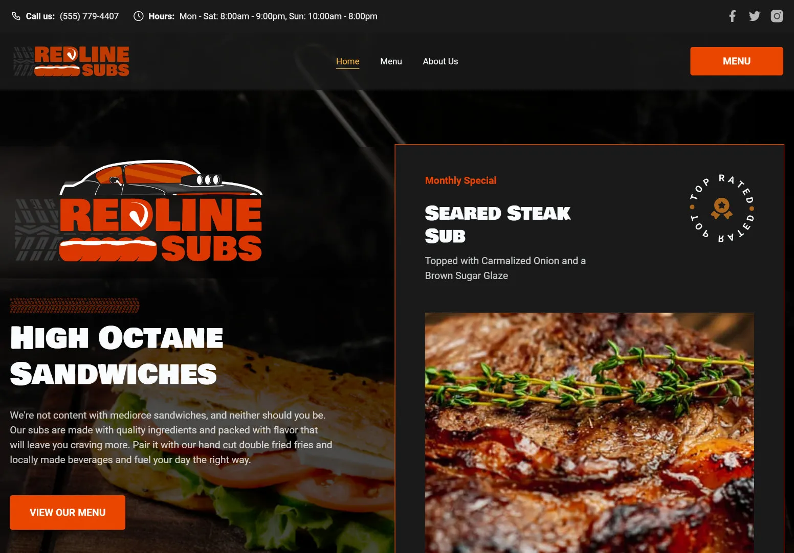 demo website